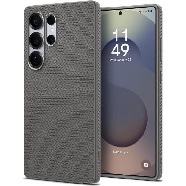 Etui Spigen Liquid Air do Galaxy S25 Ultra, szare