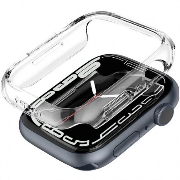 Etui Spigen Thin Fit Apple Watch 45 mm, przezroczyste