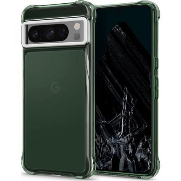 Etui Spigen Cyrill Ultra Sheer do Pixel 8 Pro, zielono-białe