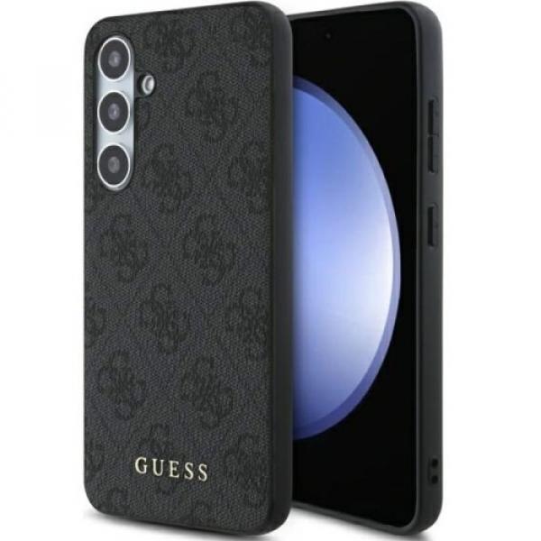Etui Guess Hardcase 4G Metal Gold Logo do Galaxy S24 FE, szare