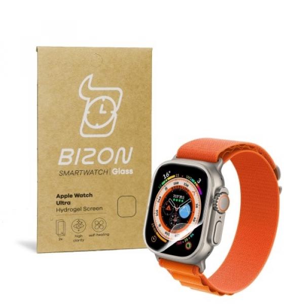 Folia hydrożelowa na ekran Bizon Glass Hydrogel, Apple Watch Ultra 2/1 49 mm, 2 sztuki