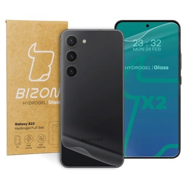 Folia hydrożelowa na tył i przód Bizon Glass Hydrogel, Galaxy S23