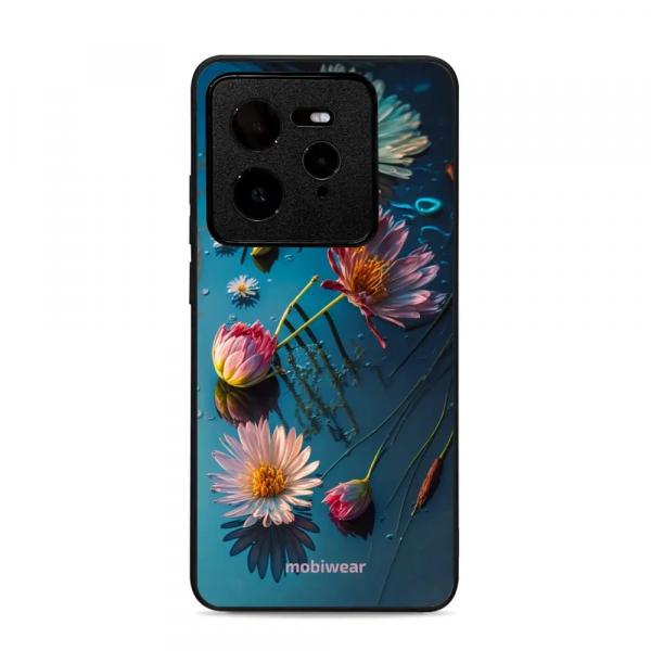 Etui ochronne do Realme GT 7 Pro, Mobiwear Glossy Case, niebiesko-kwieciste