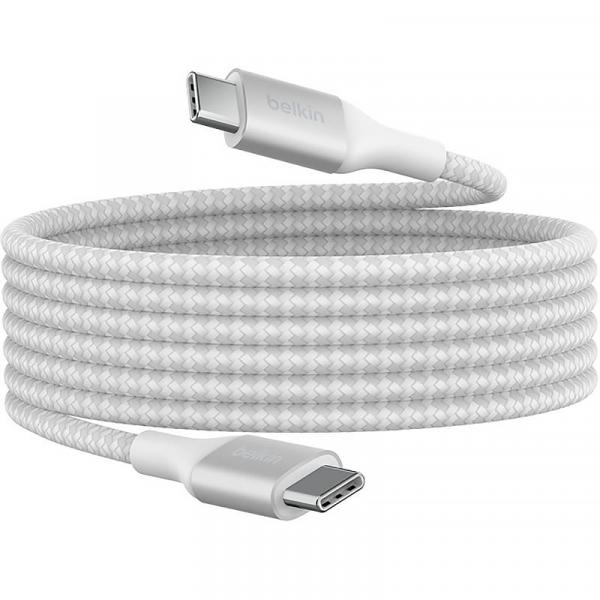 Kabel Belkin Boost USB-C do USB-C 240W 2m, biały