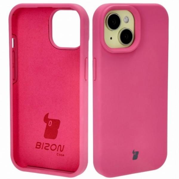 Etui silikonowe Bizon Soft Case do iPhone 15, fuksja