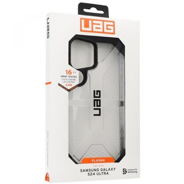 Etui pancerne Urban Armor Gear Plasma do Galaxy S24 Ultra, przezroczyste