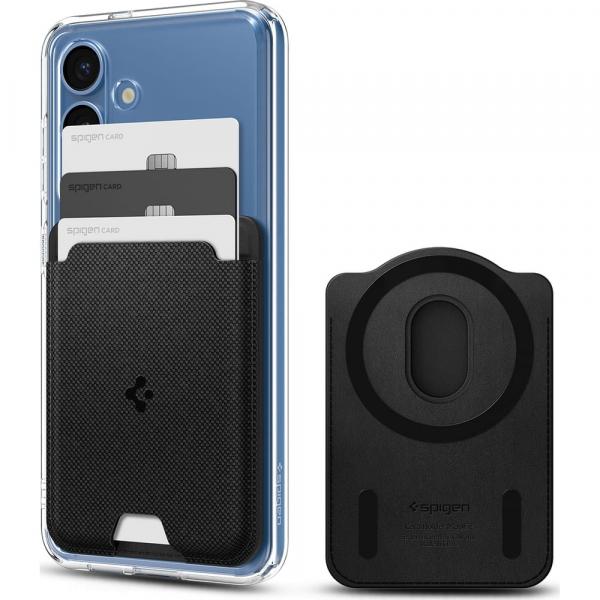 Portfel na karty Spigen Urban Fit Wallet do MagSafe do serii Galaxy S25, czarny