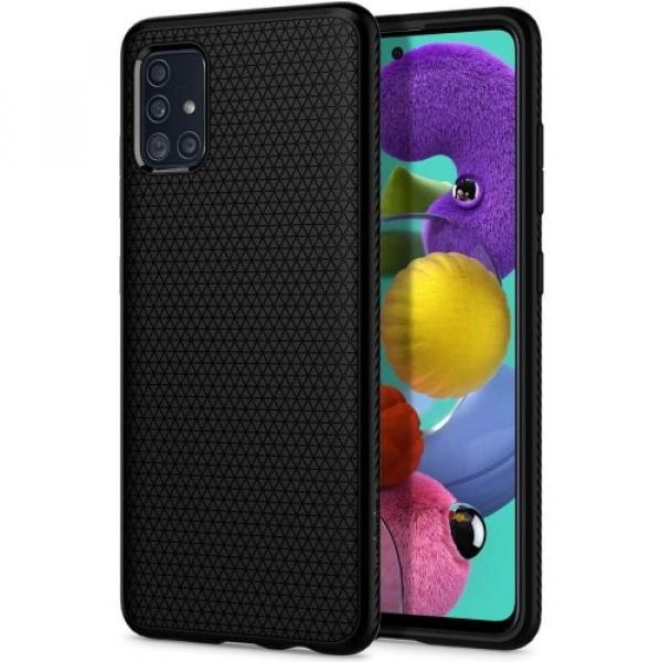 Etui Spigen Liquid Air Galaxy A51, matowe czarne