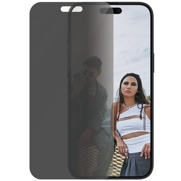 Szkło prywatyzujące z aplikatorem Safe by PanzerGlass Ultra-Wide Fit Privacy + EasyAligner do iPhone 16 Pro Max