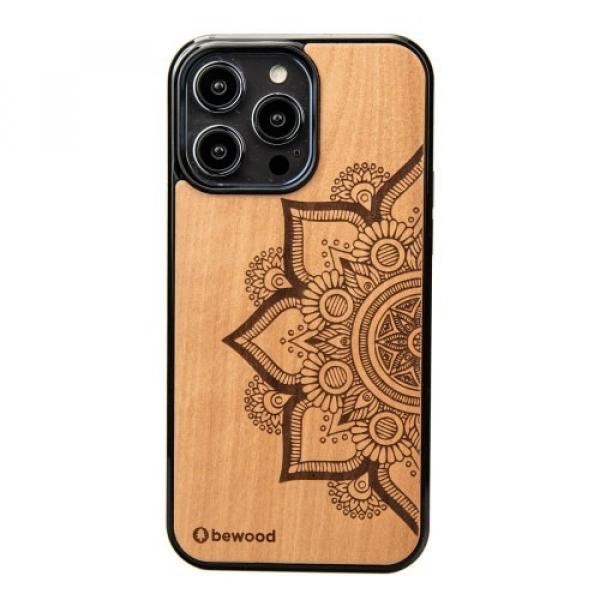 Drewniane etui Bewood iPhone 14 Pro Max MANDALA JABŁOŃ