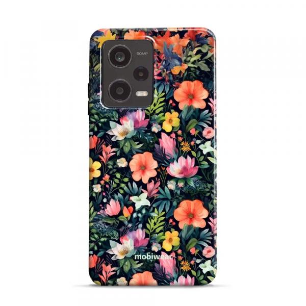 Etui ochronne do Xiaomi Redmi Note 12 Pro 5G, Mobiwear Elite Pro, kolorowo-kwieciste