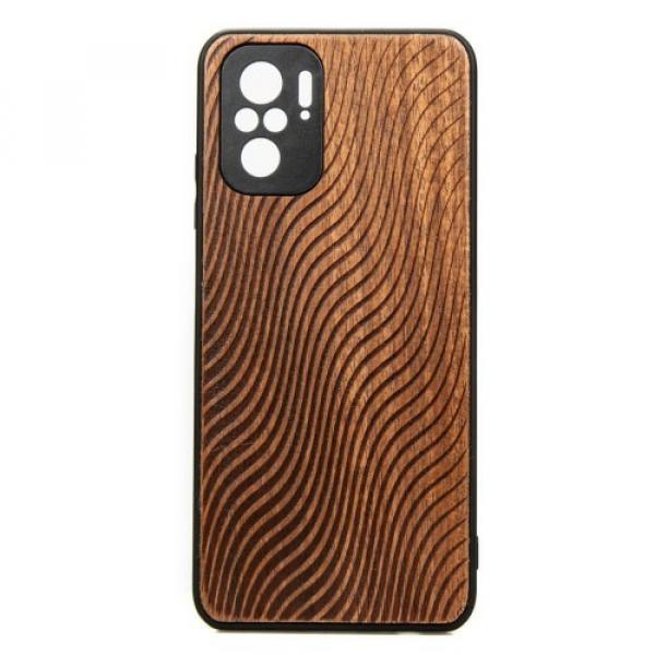 Drewniane etui do Xiaomi Redmi Note 10, Bewood Fale Merbau