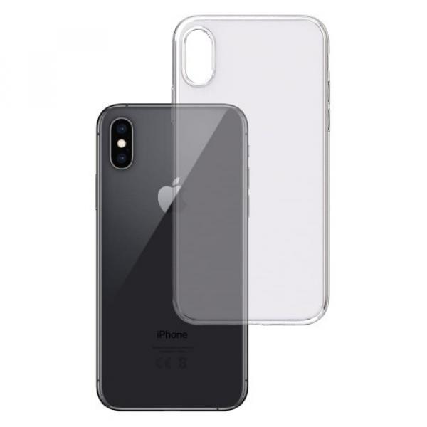 Etui 3MK Clear Case do iPhone Xs, przezroczyste