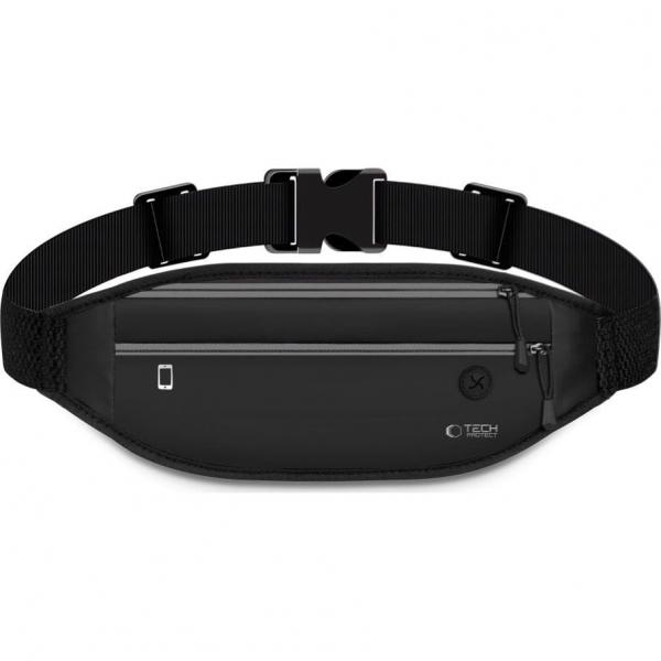 Nerka / saszetka na telefon / słuchawki / akcesoria, Tech-Protect M7 Universal Sport Waist Bag, czarna