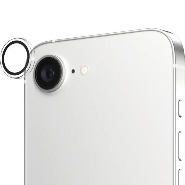 Szkło hartowane na aparat z aplikatorem PanzerGlass Hoops do iPhone 16e, przezroczyste