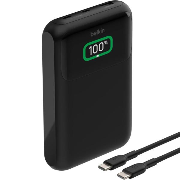 Bateria Belkin Boost Pro 3-Port Power Bank 20K 65W 20000 mAh do laptopa, czarna