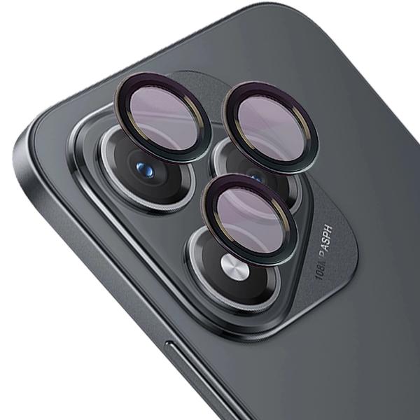 Szkło na aparat Bizon Glass Snap Lens do Honor 400 Lite 5G, 1 zestaw, czarna ramka