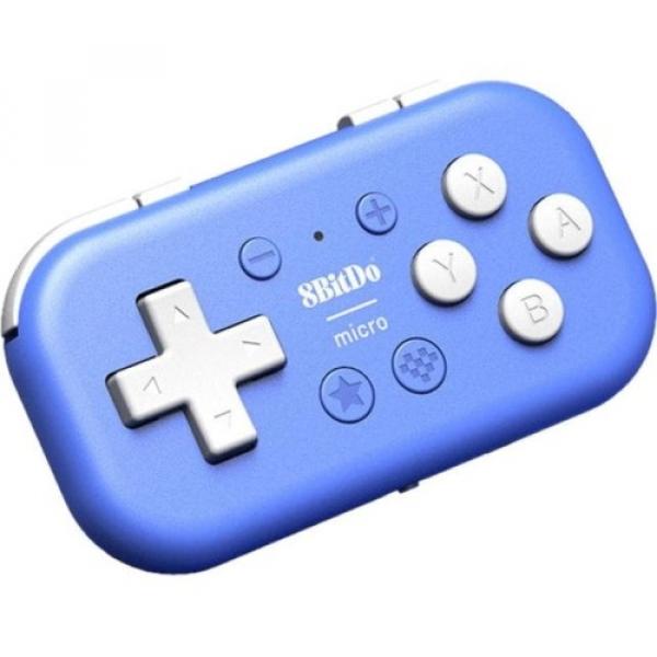 Kontroler bezprzewodowy 8BitDo Micro Bluetooth Gamepad, USB-C, niebieski