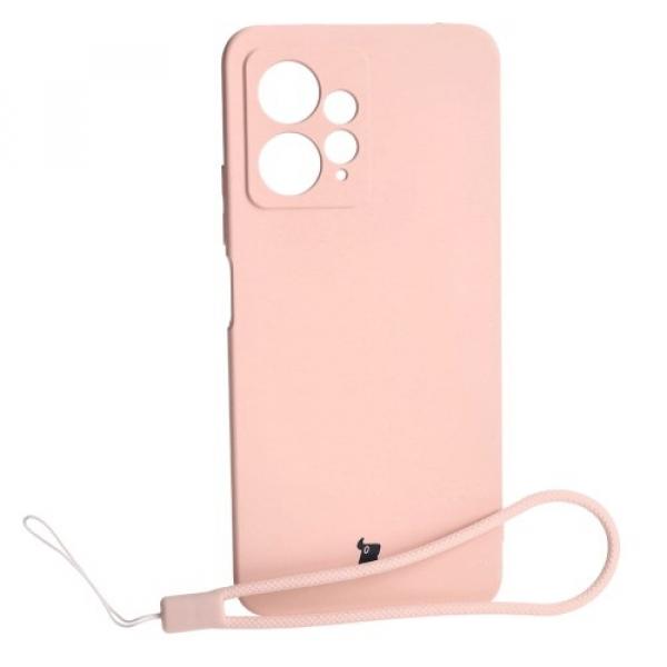 Etui Bizon Case Silicone do Xiaomi Redmi Note 12 4G, jasnoróżowe