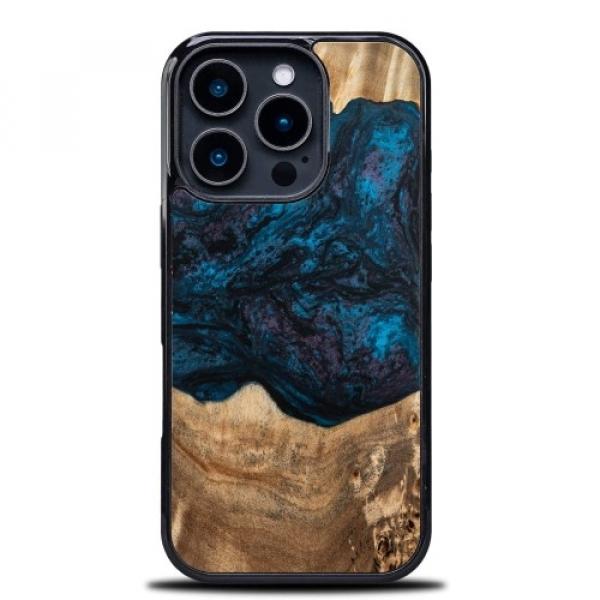 Drewniane etui Bewood Unique Planets - Neptun do iPhone 16 Pro