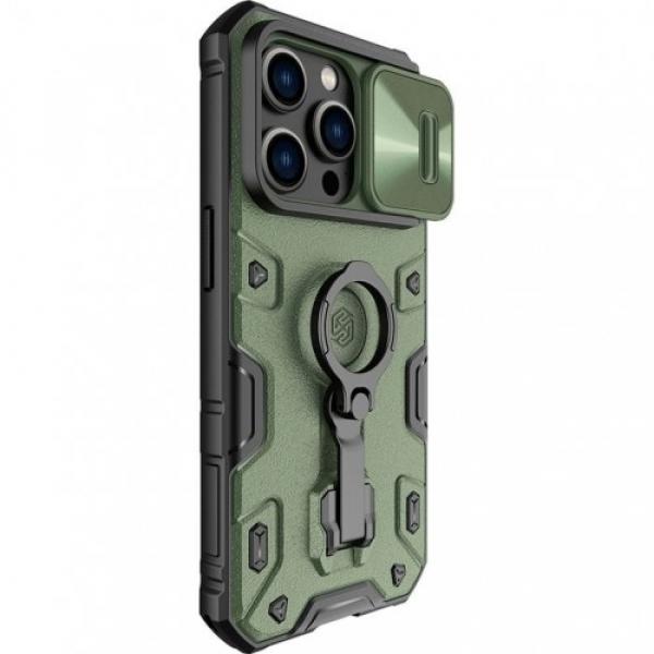 Etui Nillkin CamShield Armor Case do iPhone 14 Pro, zielone