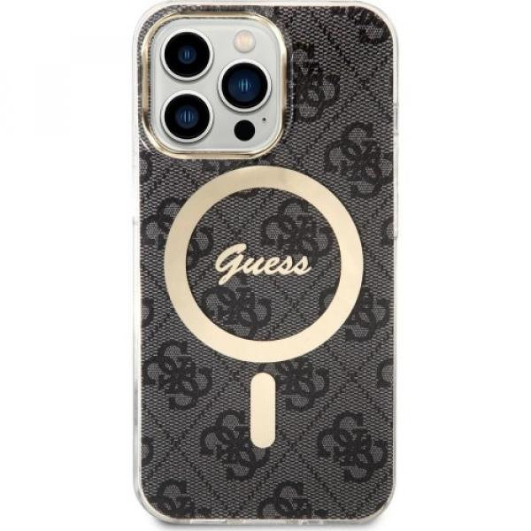 Etui Guess Hardcase 4G MagSafe do iPhone 13 Pro, czarne