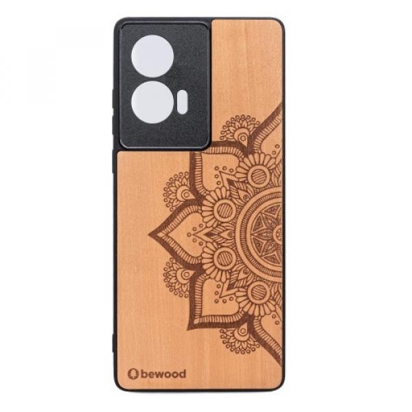 Drewniane etui Bewood Mandala Jabłoń do Motorola Edge 50 Fusion