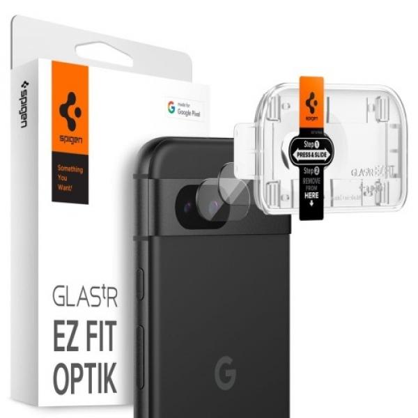 Szkło na aparat Spigen Glas.tR Ez Fit Optik 2-Pack do Google Pixel 8a, przezroczyste