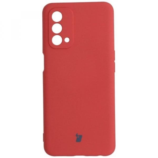 Etui Bizon Case Silicone do Oppo A93 5G, ciemny róż