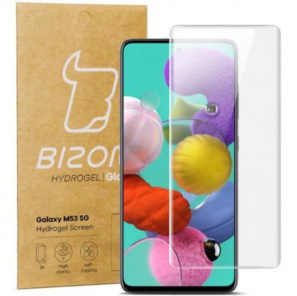 Folia hydrożelowa na ekran Bizon Glass Hydrogel, Galaxy M53 5G, 2 sztuki