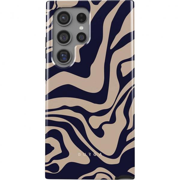 Etui Burga Vigilant Tough do Galaxy S24 Ultra, beżowo-granatowe