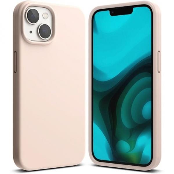 Etui Ringke Silicone do iPhone 14 Plus, jasnoróżowe