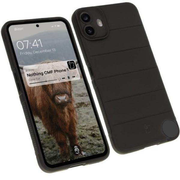 Pancerne etui Bizon Case Tur do Nothing CMF Phone 1, czarne