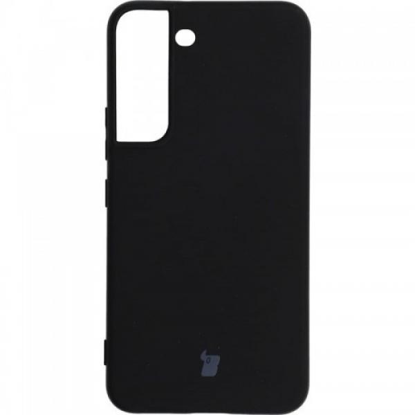 Etui Bizon Case Silicone do Galaxy S22, czarne