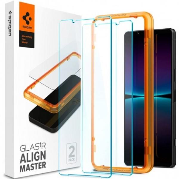 Szkło do etui Spigen Glas.tR Slim AM 2-Pack Xperia 1 IV