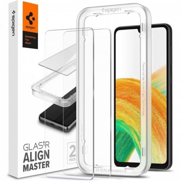 Szkło do etui Spigen Glas.tR Slim AM 2-Pack Galaxy A33 5G