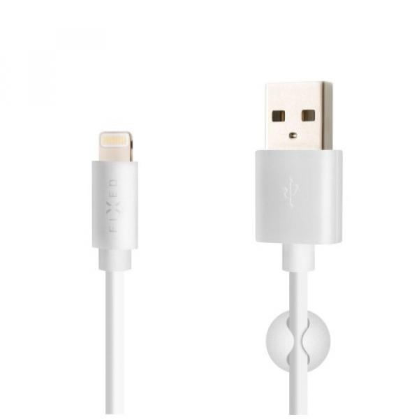 Kabel Fixed Data Cable USB-A / Lightning 12W 1m, biały