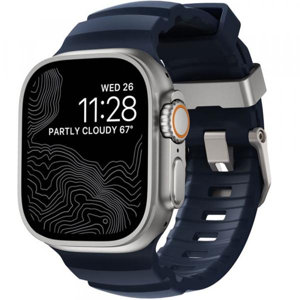 Pasek Nomad Rocky Point Band do Apple Watch 49/46/45/44 mm, granatowy
