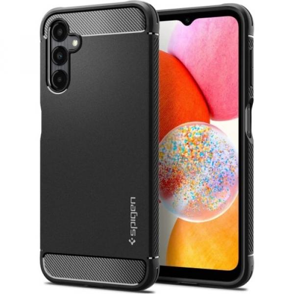 Etui Spigen Rugged Armor do Galaxy A14 4G/5G, czarne