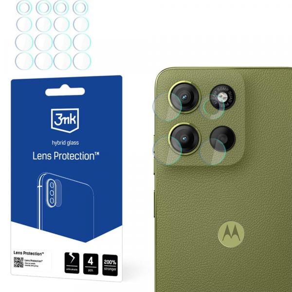 Osłona na aparat 3mk Lens Protection do Motorola Moto G15 / G15 Power, 4 zestawy