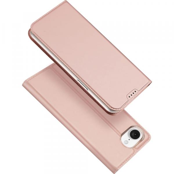 OUTLET: Etui z klapką Dux Ducis Skin Pro do iPhone 16e, różowe