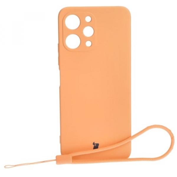 Etui Bizon Case Silicone do Xiaomi Redmi 12, pomarańczowe