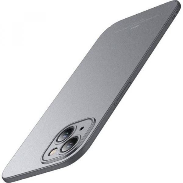 Etui MSVII Matte do iPhone 15 Plus, szare