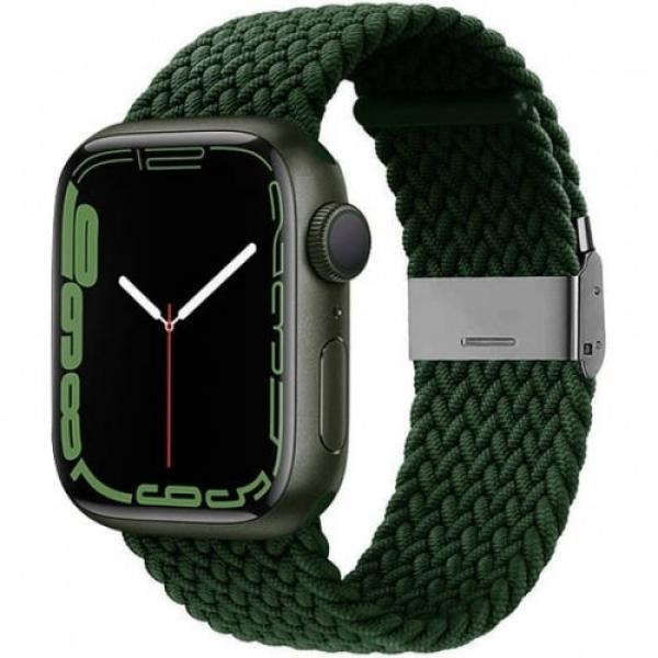 Pasek Crong Wave Band do Apple Watch 42/41/40/38 mm, zielony