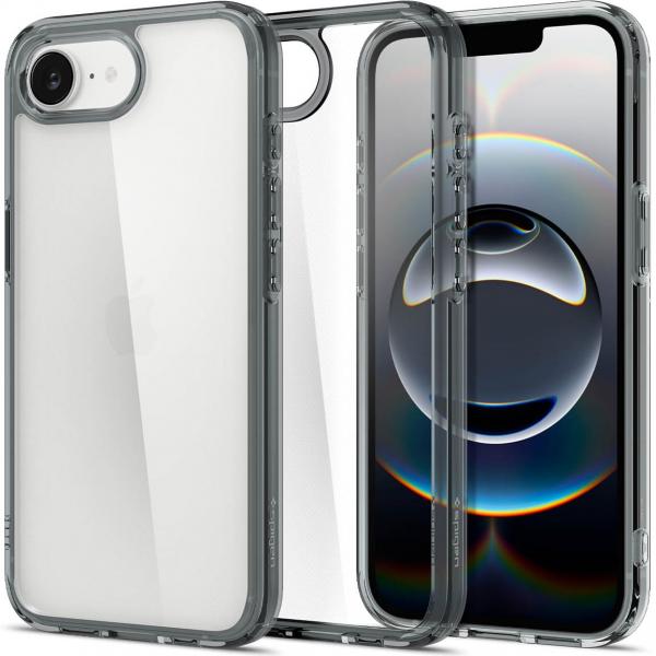 Etui Spigen Ultra Hybrid do iPhone 16e, przezroczysto-przydymione