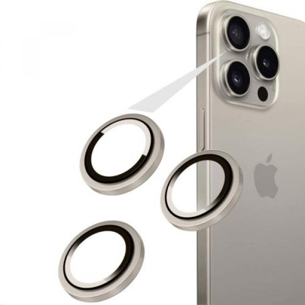 Szkło na aparat Fixed Invisible Camera Glass do iPhone 16 Pro/ 16 Pro Max, złote