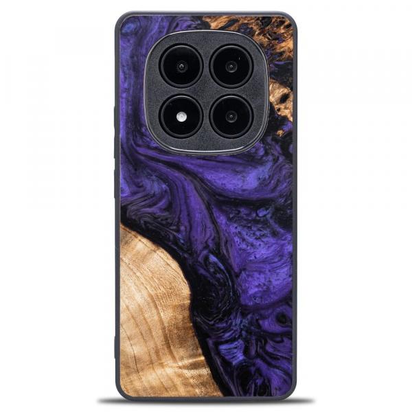 Drewniane etui do Xiaomi Redmi Note 14 Pro Plus 5G, Bewood Unique Violet