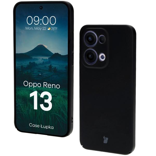 Etui Bizon Case Łupka do Oppo Reno13, czarne