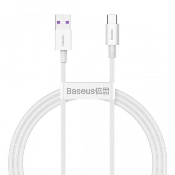 Kabel Baseus Superior USB do USB-C 66W 1m, biały