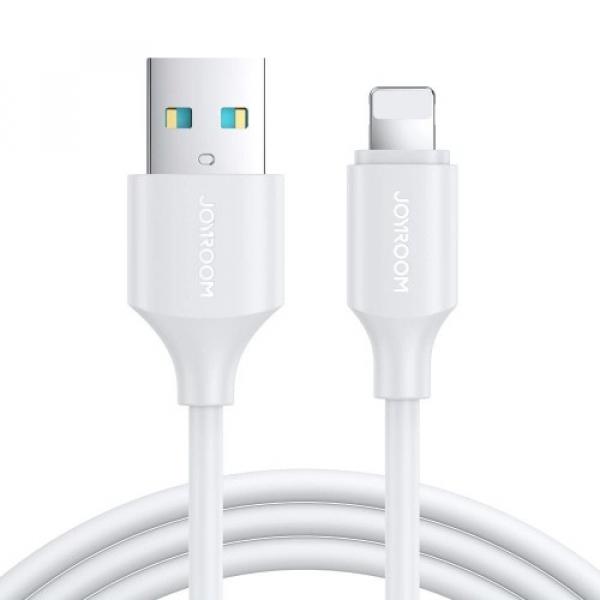 Kabel do ładowania / transmisji danych Joyroom USB-A do Lightning, 2.4A, 1m, biały